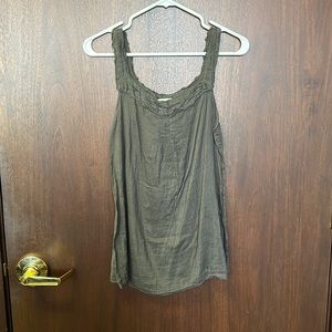 Women’s cotton/silk blend tank